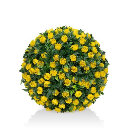 Dirbtinis rožių žolės rutulys Dirbtinis viršutinis rutulinis rutulys